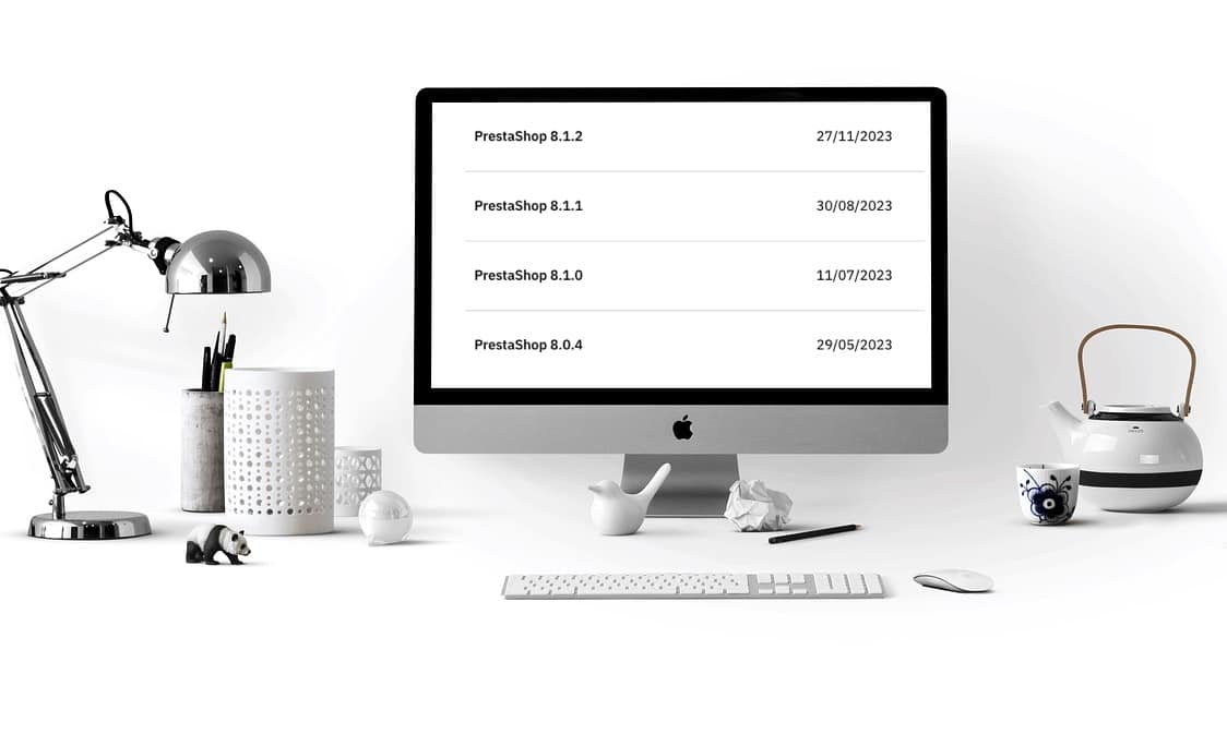 version Prestashop 8.0 ou Prestashop 1.8