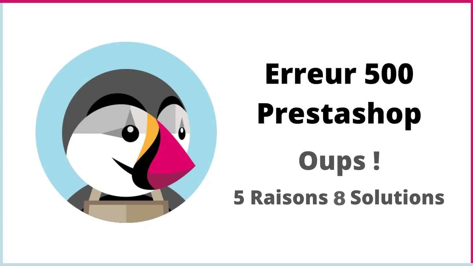 Erreur 500 Prestashop